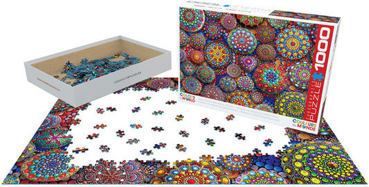 Eurographics Meditative Mandala Stones 1000-Piece Puzzle