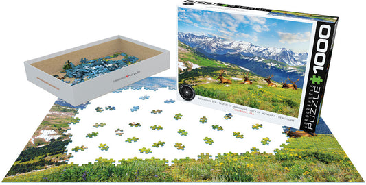 Eurographics Mountain Elks 1000-Piece Puzzle