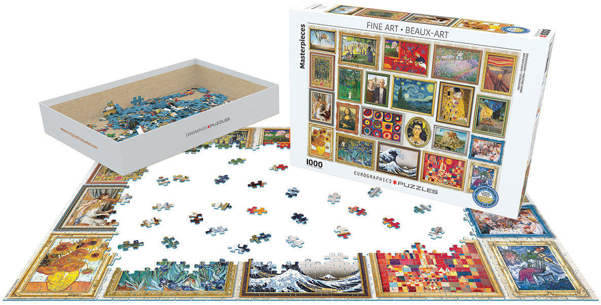 Eurographics Masterpieces Fine Arts 1000-piece Puzzle
