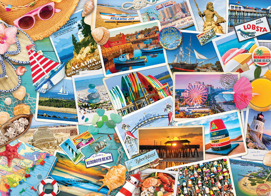 Eurographics Atlantic Coast Road Trip 1000-Piece Puzzle