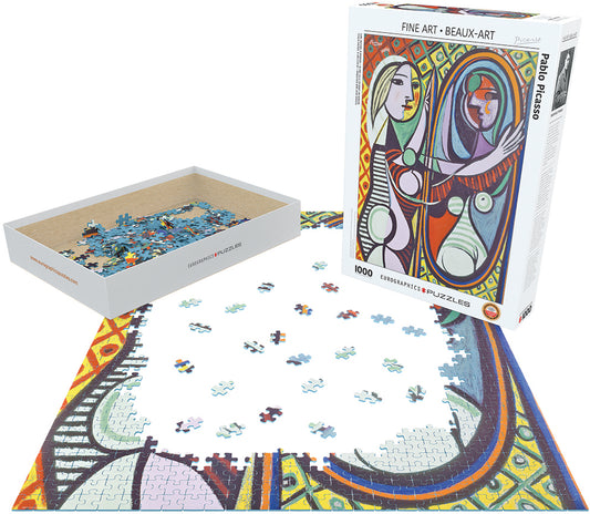 Eurographics Girl Before a Mirror 1000-piece Puzzle