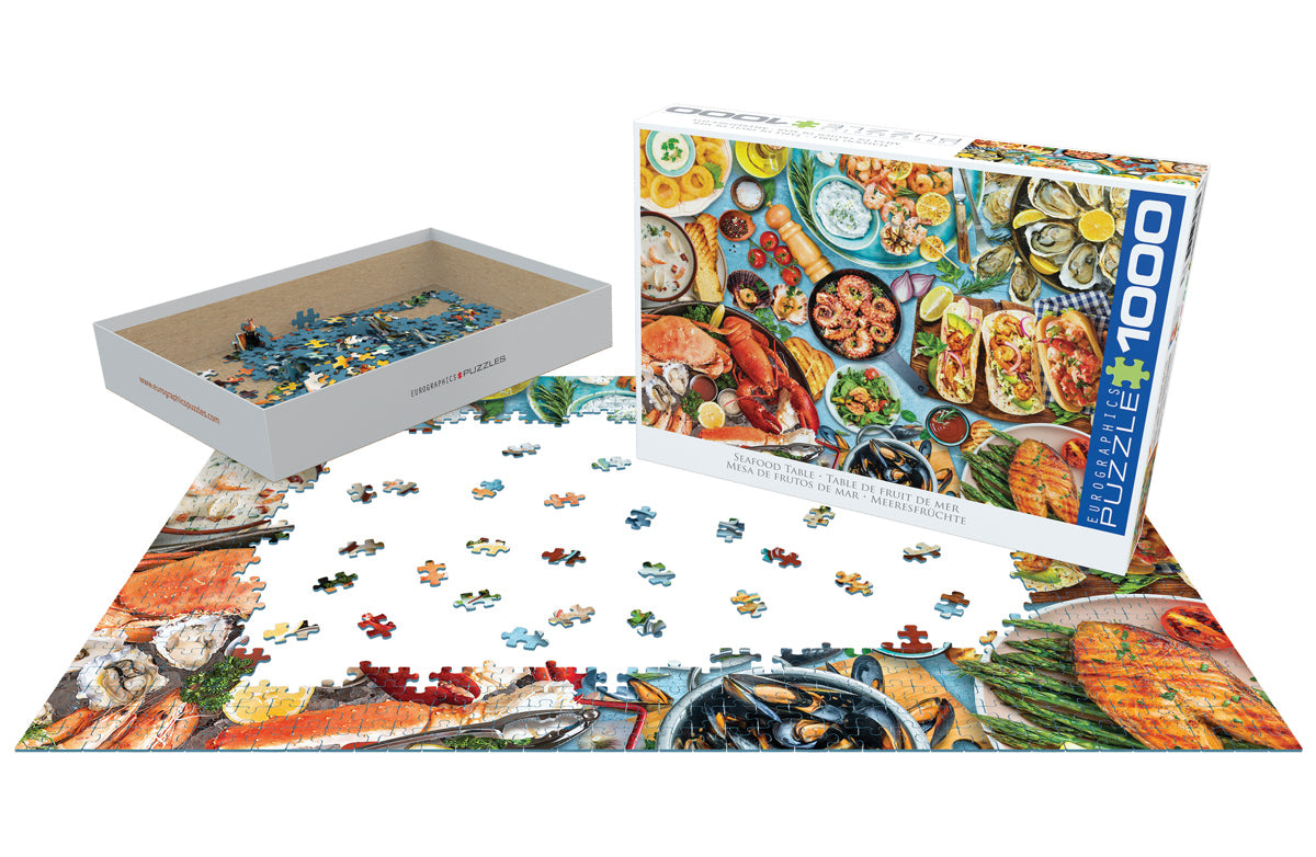 Eurographics Seafood Table 1000-Piece Puzzle