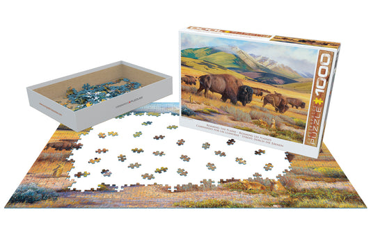 Eurographics Roaming the Plains 1000-Piece Puzzle