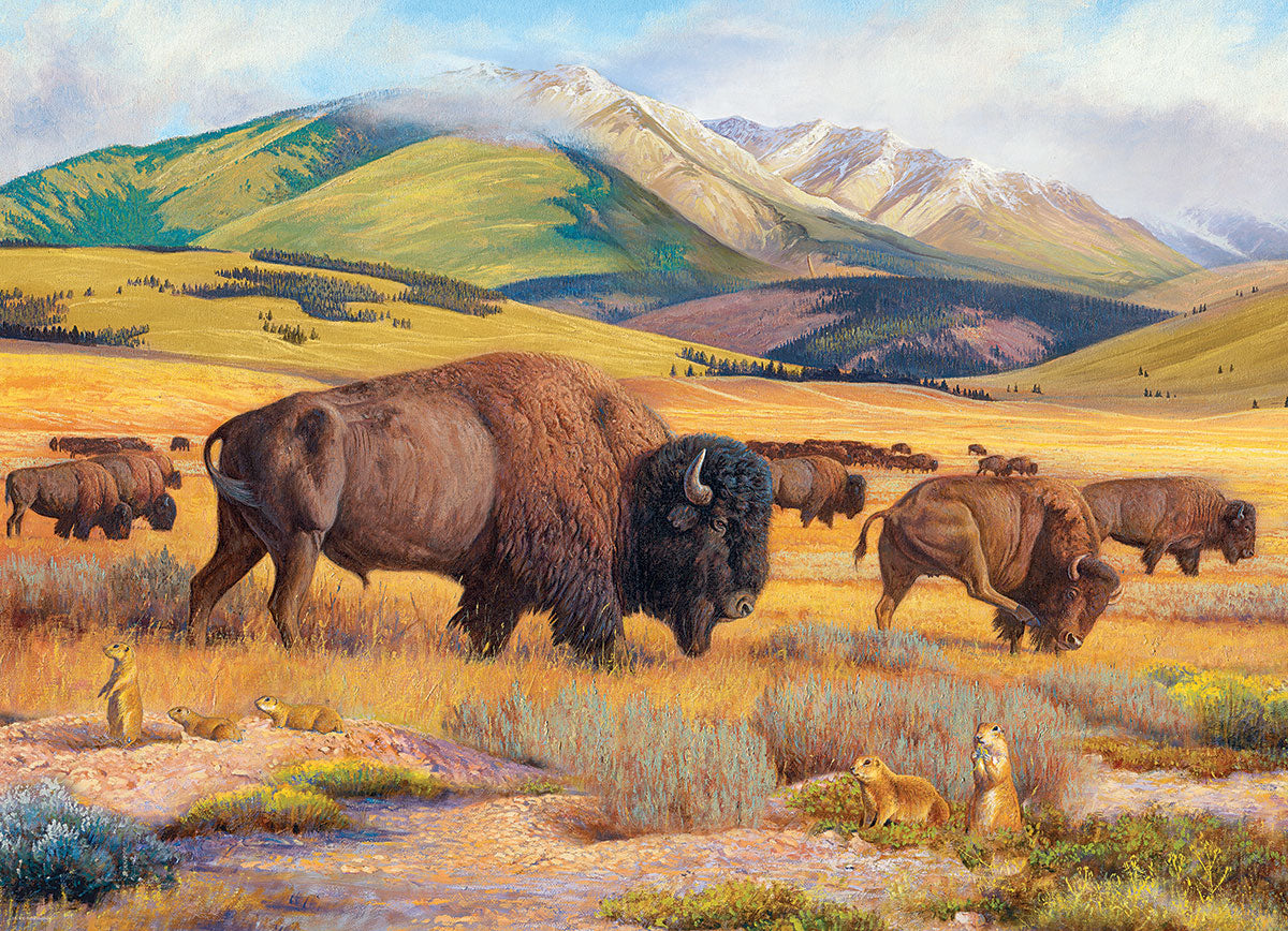 Eurographics Roaming the Plains 1000-Piece Puzzle