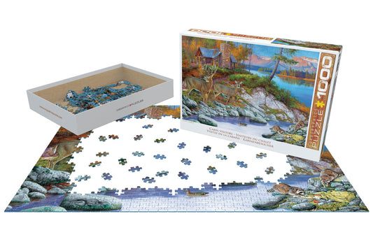 Eurographics Cabin Visitors 1000-Piece Puzzle