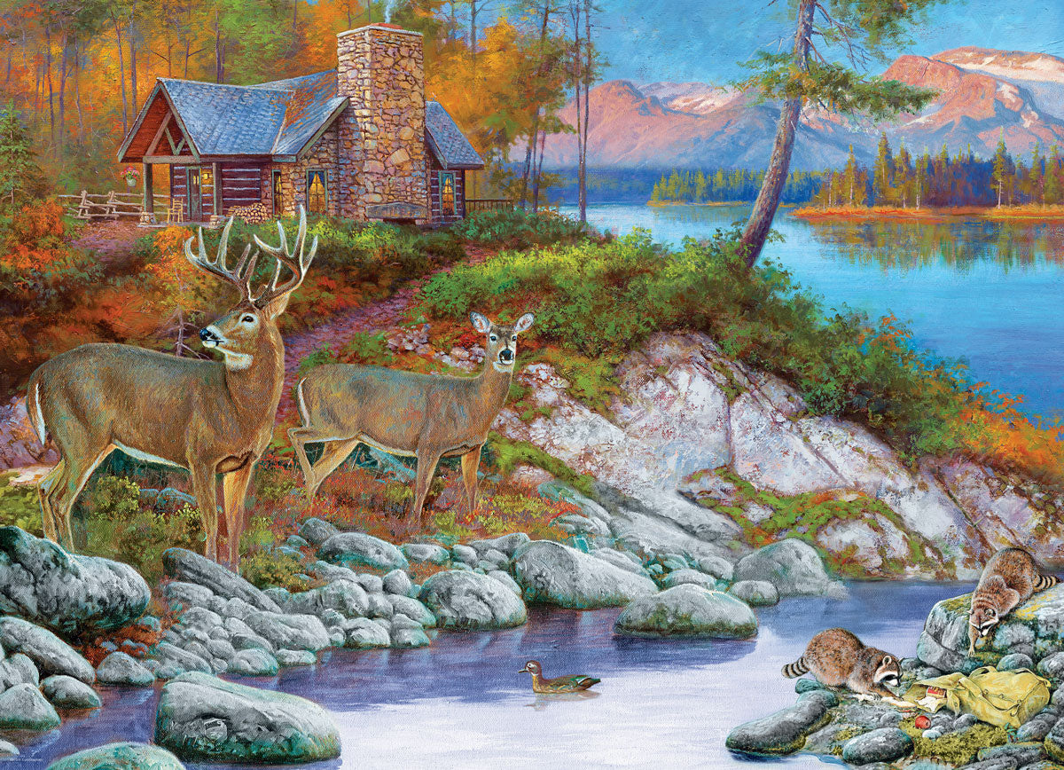 Eurographics Cabin Visitors 1000-Piece Puzzle