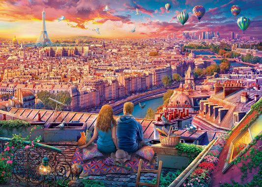 Eurographics Paris Rooftop 1000-Piece Puzzle