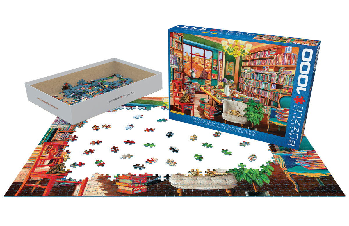 Eurographics The Old Library 1000-Piece Puzzle