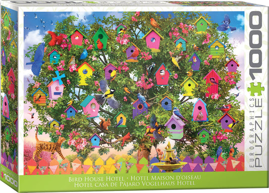 Eurographics Bird House Hotel 1000 piece Puzzle.