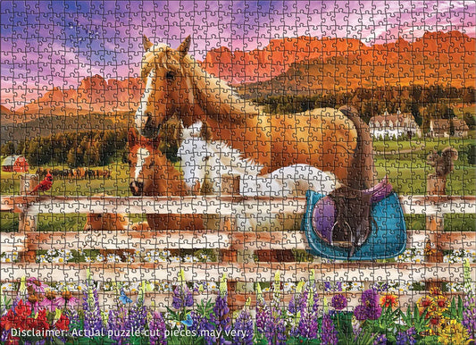 Eurographics Horse & Foal 1000 piece Puzzle.