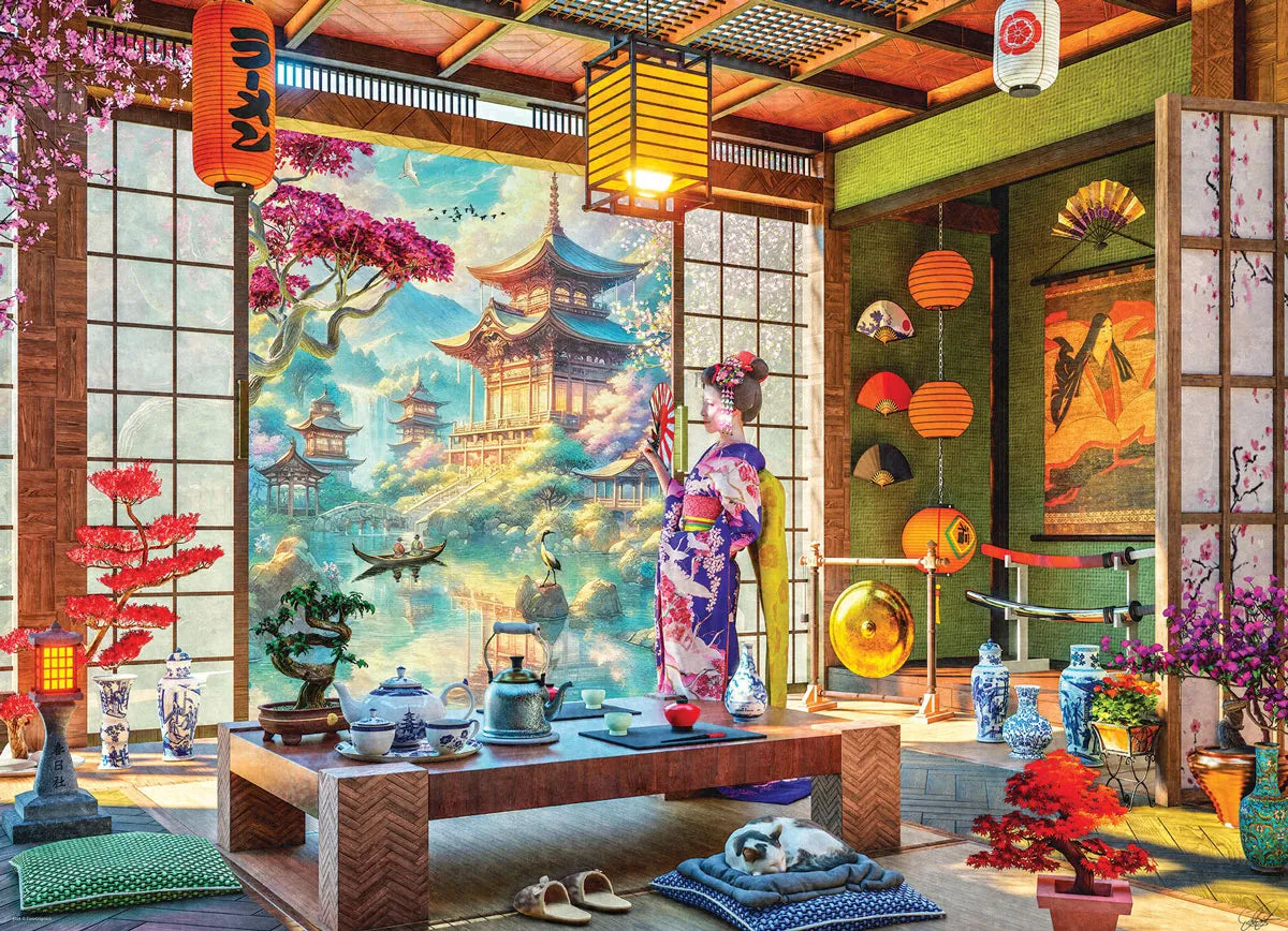 Eurographics Japan Tea Room 1000 piece Puzzle.