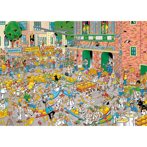 JUMBO Jan van Haasteren JVH The Cheese Market & Sailboat Race, 2 X1000 pcs