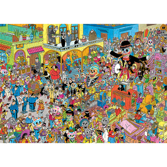 JUMBO Jan van Haasteren, JVH Dia de los Muertos 1000 pcs