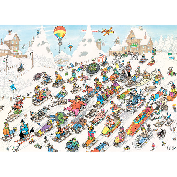 JUMBO Jan van Haasteren JVH It’s all going downhill 2000pcs