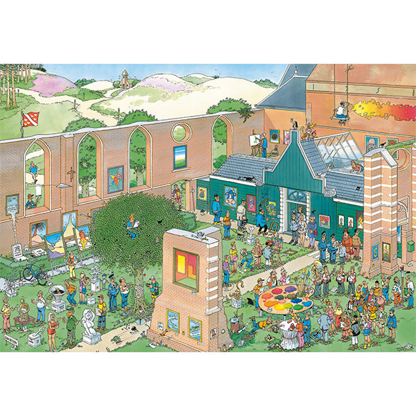 JUMBO Jan van Haasteren JVH The Art Market, 2000pcs