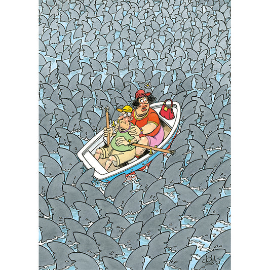 JUMBO Jan van Haasteren JvH EXPERT 1, Shark Mania 500pcs