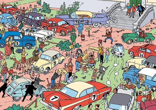 TINTIN Puzzle Rallye 1000 PCS