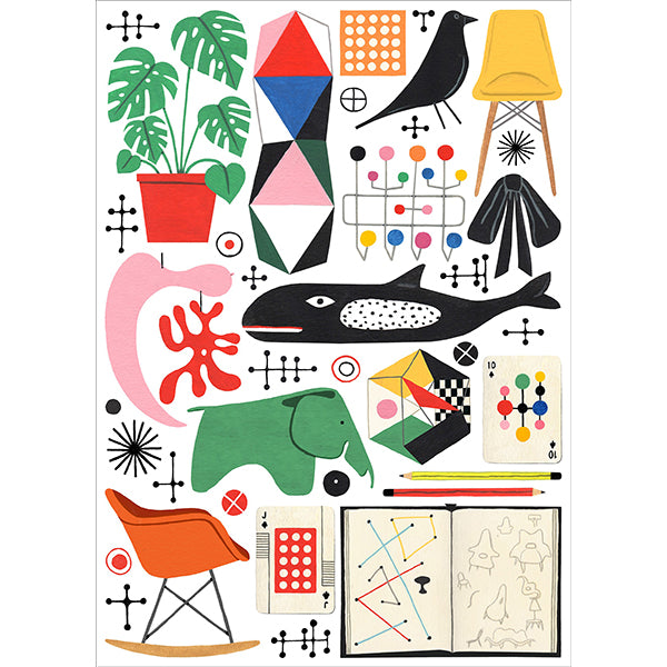 HAPPILY, Classic Eames, Holly Maguire 1000 PCS