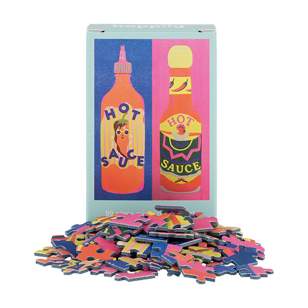 HAPPILY Hot Sauce - 99 Piece Mini Jigsaw Puzzle