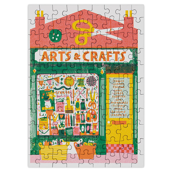 HAPPILY, Arts & Craft - 99 Piece Mini Jigsaw Puzzle