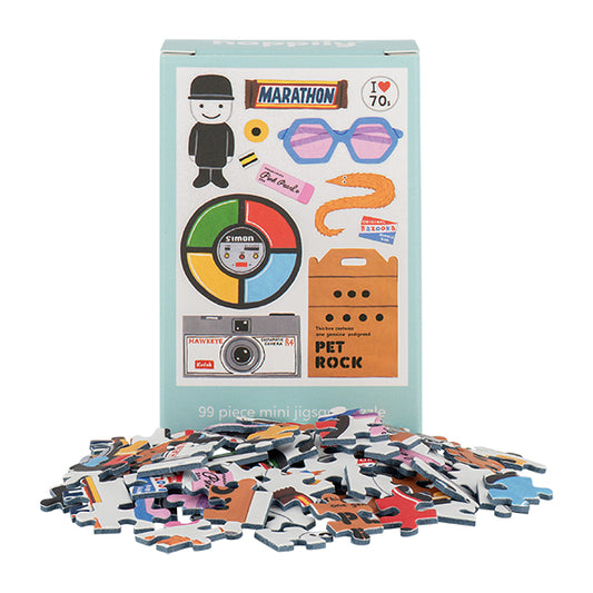HAPPLIY In the 70s - 99 Piece Mini Jigsaw Puzzle