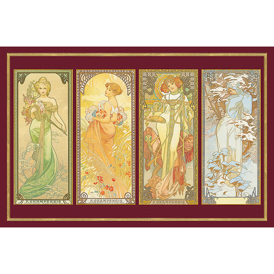 PIATNIK The Four Seasons, metallic - Mucha 1000pcs