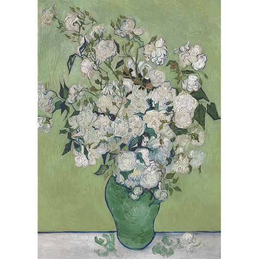 PIATNIK Van Gogh - Vase with white roses 1000pcs