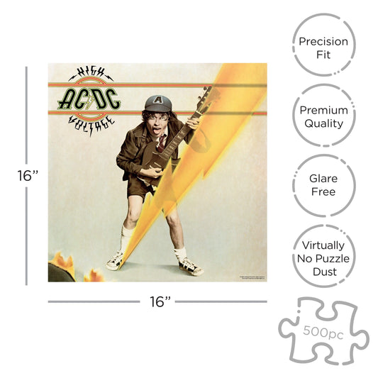 ROCK SAWS AC/DC High Voltage (500 Piece Jigsaw Puzzle)