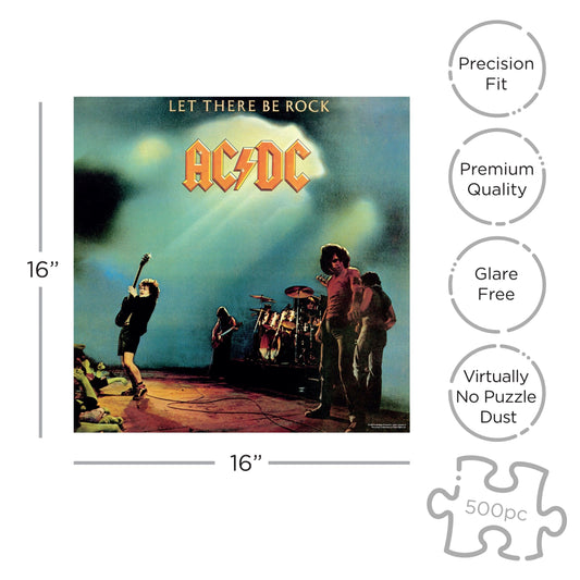 ROCK SAWS AC/DC Let There Be Rock (500 Piece Jigsaw Puzzle)