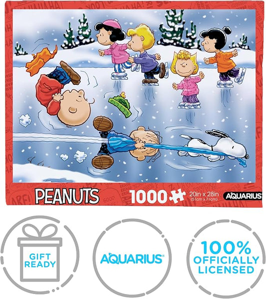 AQUARIUS Peanuts – Skating 1000 Piece Jigsaw Puzzle