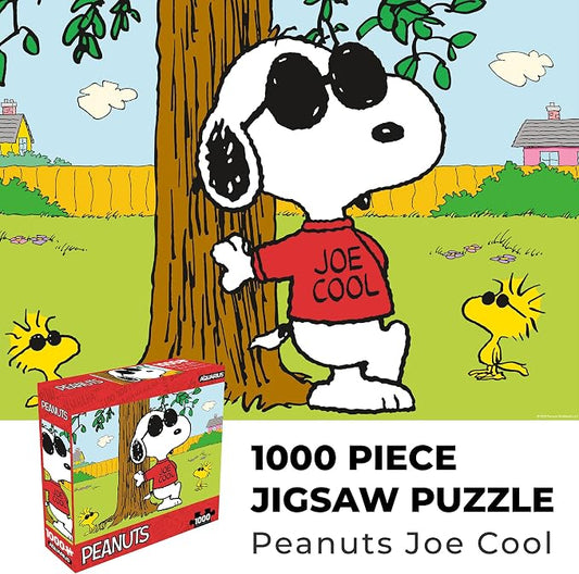 AQUARIUS Peanuts Joe Cool 1000 Piece Jigsaw Puzzles (8×8 Box)