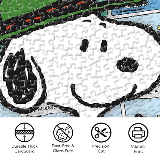 AQUARIUS Peanuts Beagle Scouts 1000 Piece Jigsaw Puzzle (8×8 Box)
