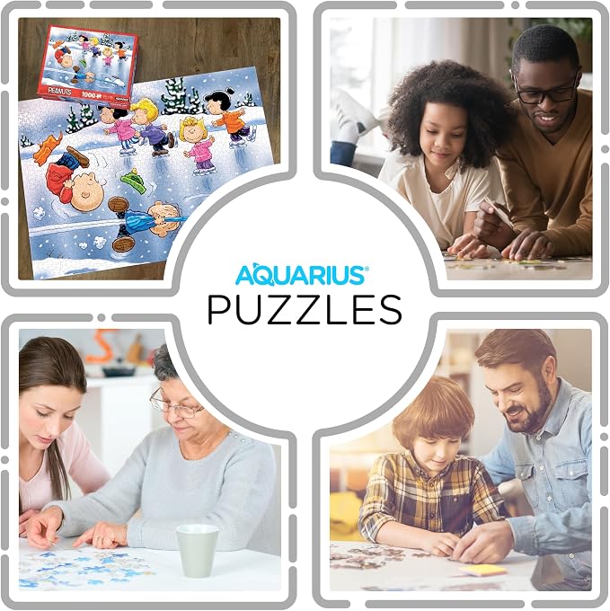 AQUARIUS Peanuts – Skating 1000 Piece Jigsaw Puzzle