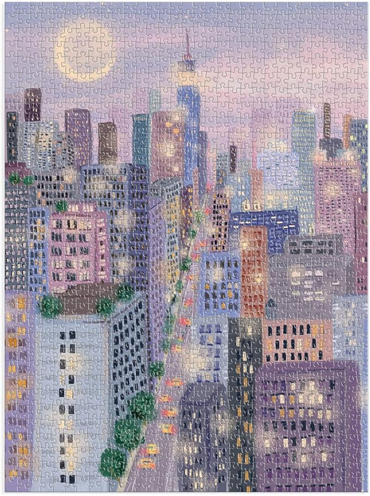 GALISON City Lights 1000 Pc Puzzle In a Square box