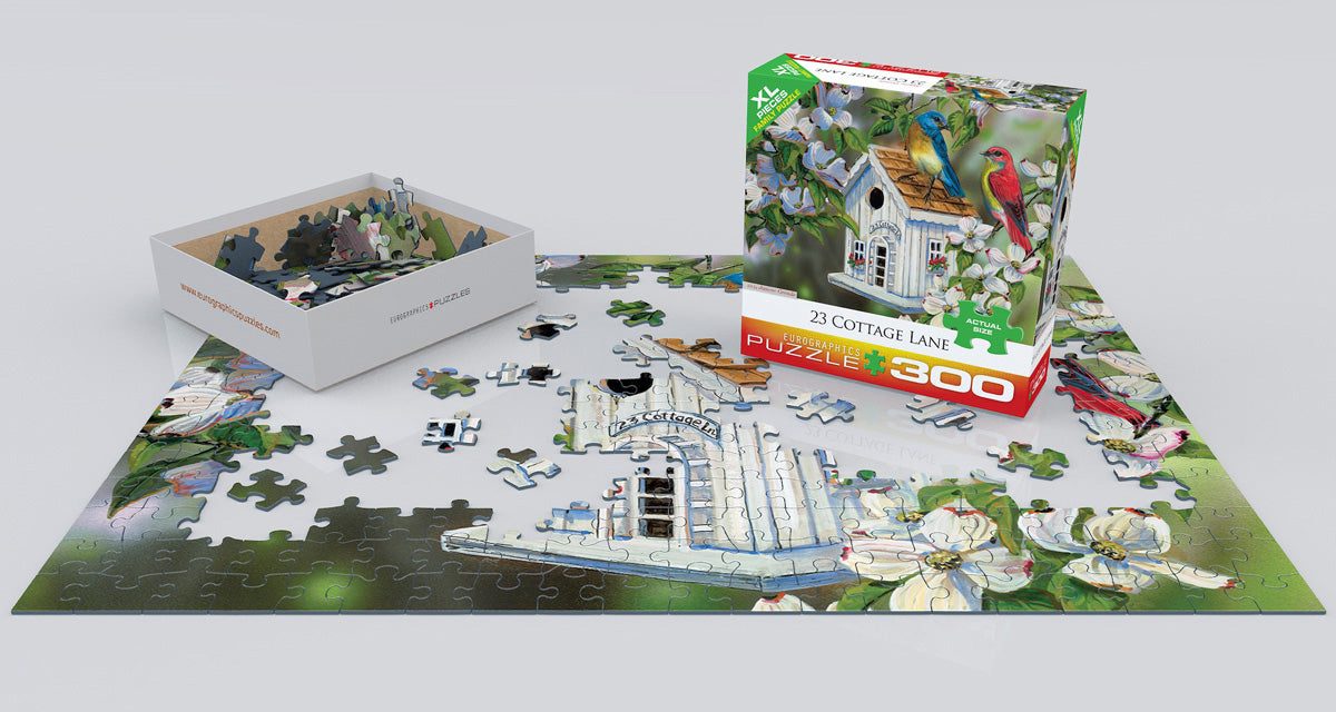 Eurographics 23 Cottage Lane XL Oversize 300 pieces Puzzle
