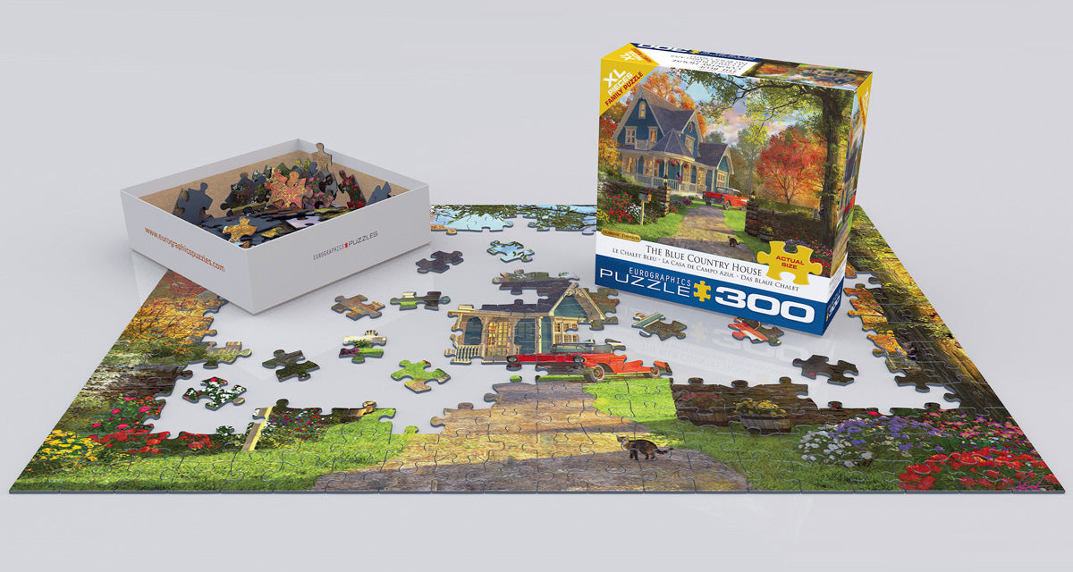 Eurographics The Blue Country House XL Oversize 300 pieces Puzzle