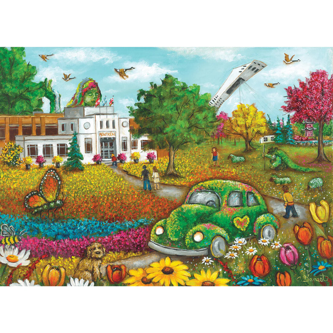 CLEMENTONI THE BOTANICAL GARDEN 1000 PCS