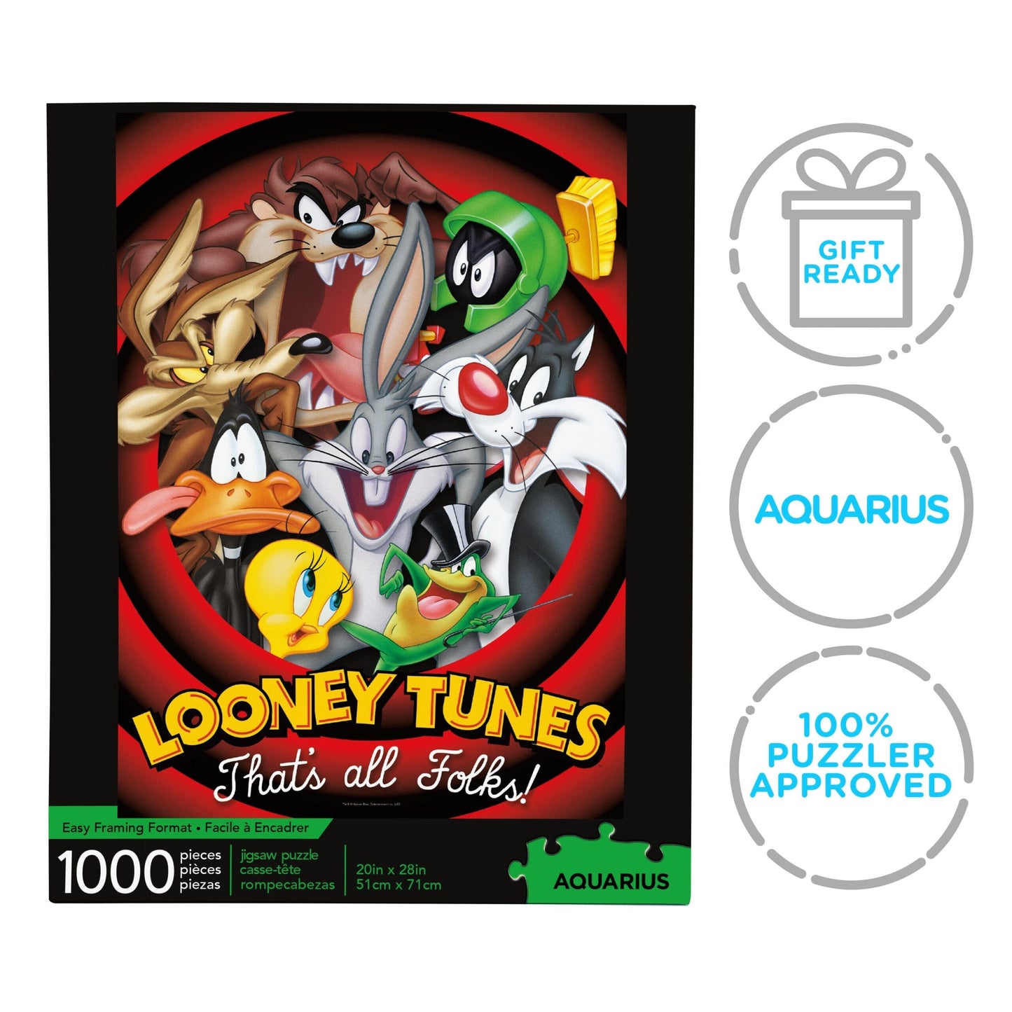 AQUARIUS Looney Tunes 1000 Piece Jigsaw Puzzle