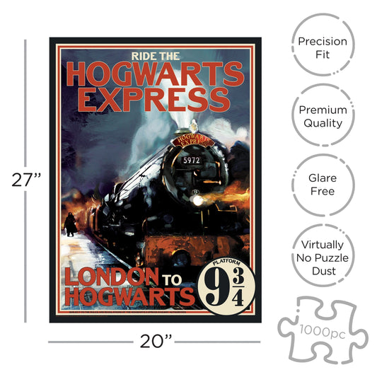 AQUARIUS Harry Potter Hogwarts Express 1000 Piece Jigsaw Puzzle