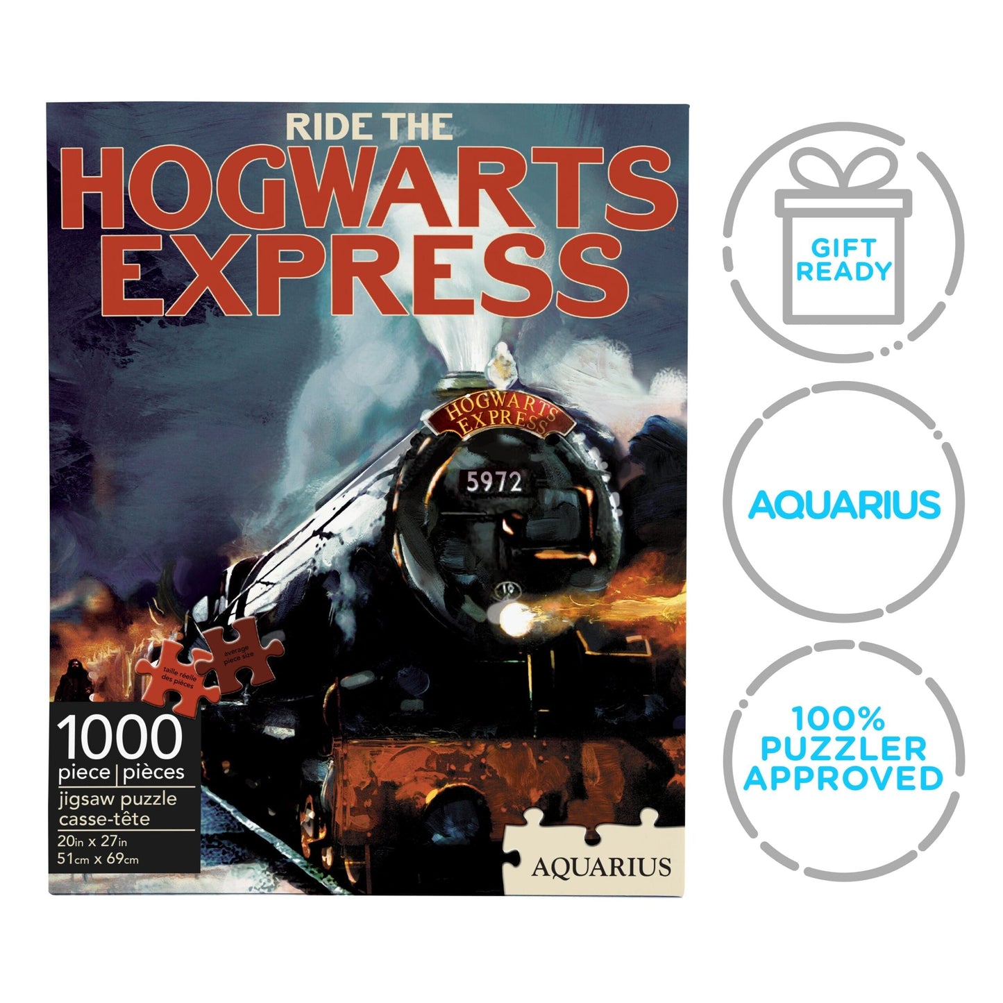 AQUARIUS Harry Potter Hogwarts Express 1000 Piece Jigsaw Puzzle