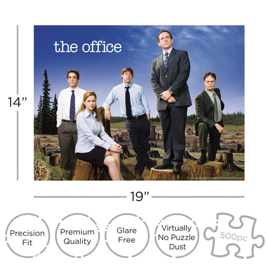 AQUARIUS The Office Forest 500 Piece Jigsaw Puzzle