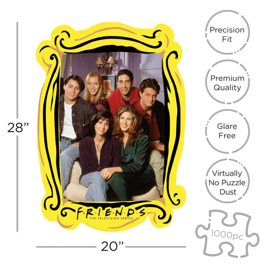 AQUARIUS Friends Apartment Diecut 1000 Piece Jigsaw Puzzle