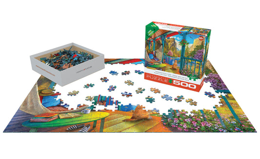 Eurographics Hammock with a View Large Oversize 500 pieces Puzzle