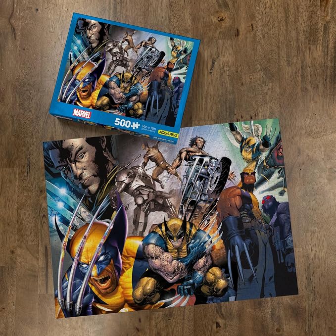 Aquarius Marvel Wolverine Collage 500 Piece Jigsaw Puzzle
