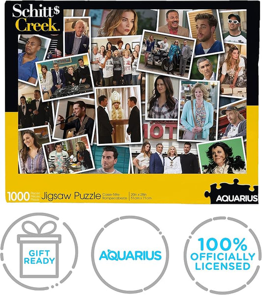 AQUARIUS Schitt's Creek Collage Puzzle (1000 Piece Jigsaw Puzzle)