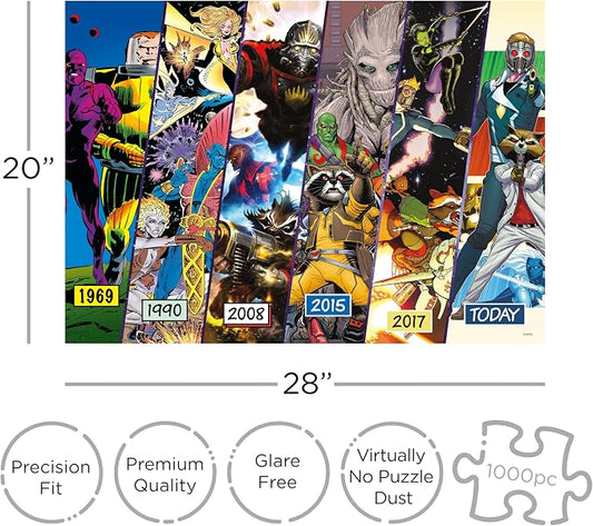 Aquarius Guardians of The Galaxy Timeline Puzzle (1000 Piece Jigsaw Puzzle)