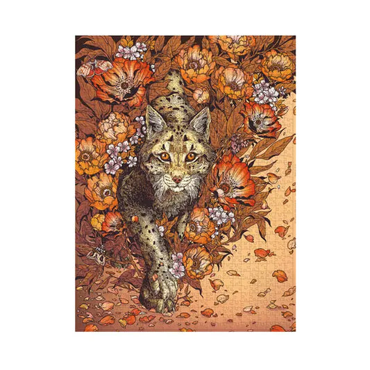 PAPERBLANKS Lynx Rising 500 Piece Jigsaw Puzzle by Paperblanks (Erica Williams Art)
