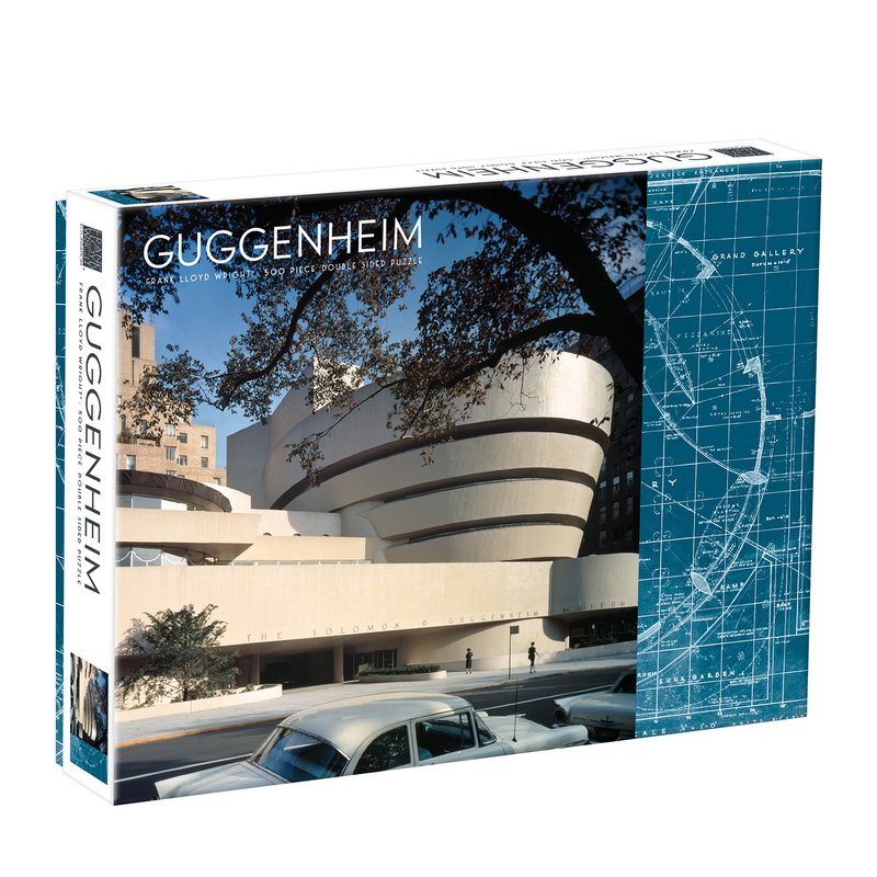GALISON, Frank Lloyd Wright Guggenheim 2-Sided 500 Piece Puzzle