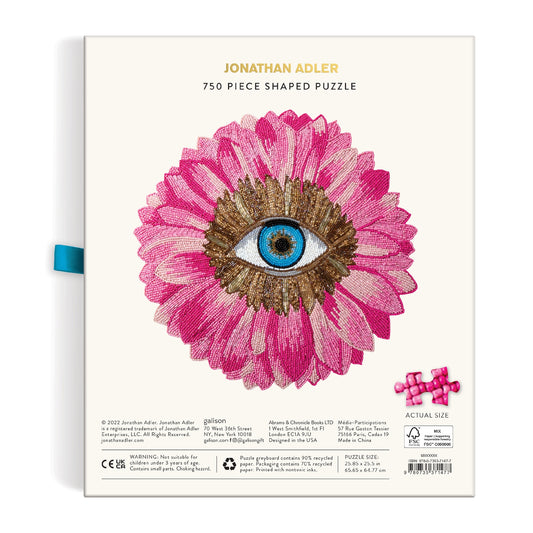 GALISON Jonathan Adler Petals 750 Piece Shaped Puzzle