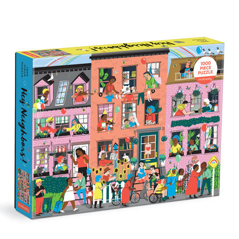 MUDPUPPY Hey Neighbors! 1000 Piece Family Puzzle